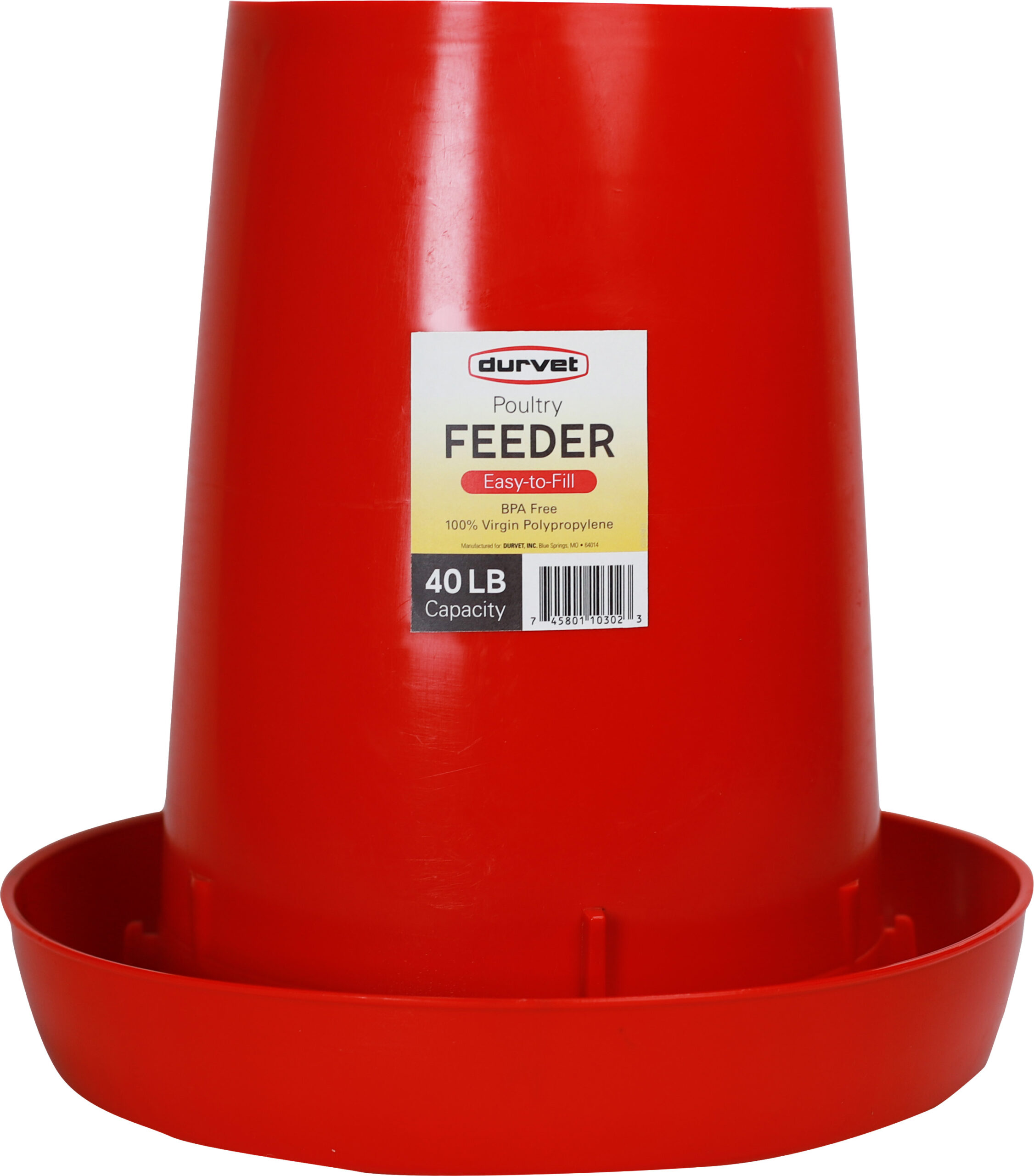 Durvet Poultry Feeder 40 lb Capacity